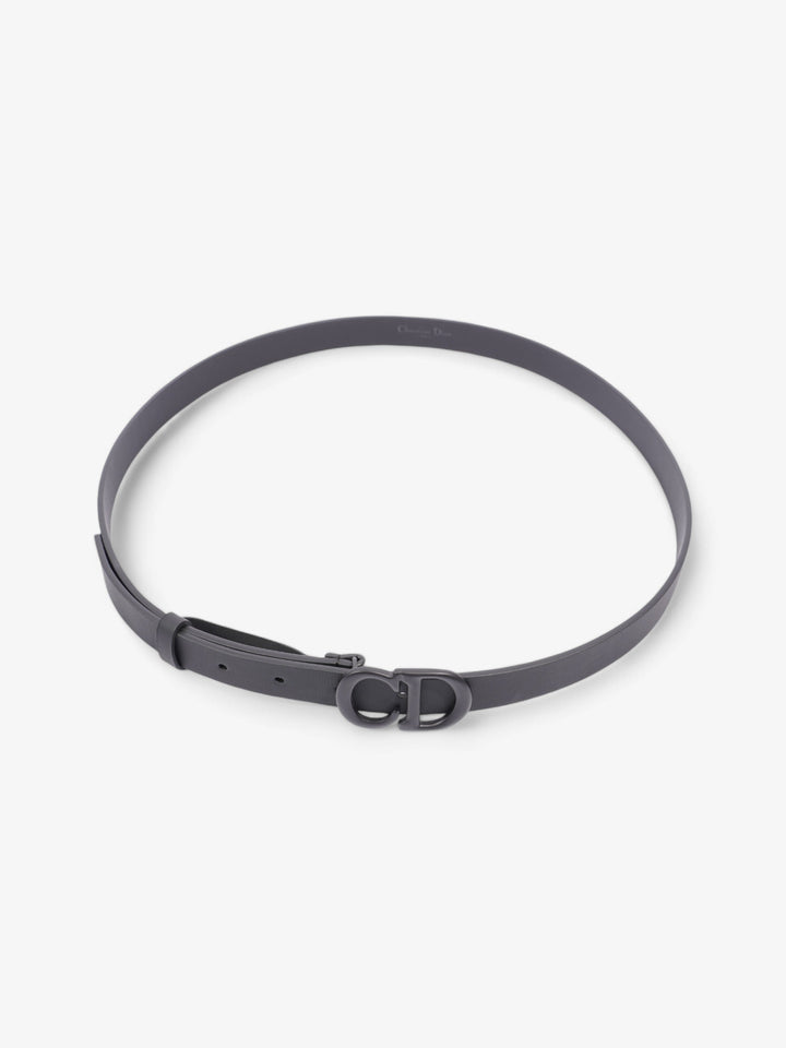 Christian Dior CD Belt Black Leather 90cm