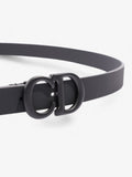 Christian Dior CD Belt Black Leather 90cm