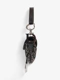 Christian Dior Saddle Bag Black Oblique Canvas