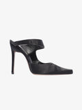 Christian Dior Strap Pointed Heels 110mm Black Satin EU 39 UK 6