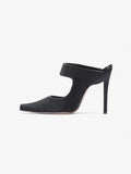 Christian Dior Strap Pointed Heels 110mm Black Satin EU 39 UK 6
