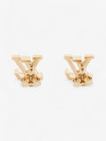 Louis Vuitton LV Iconic Earrings Gold / White Base Metal