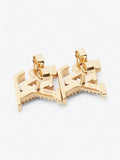 Louis Vuitton LV Iconic Earrings Gold / White Base Metal