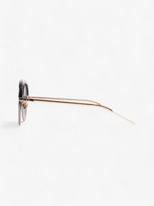 Christian Dior DiorDesertic Sunglasses Black / Gold Acetate 145mm
