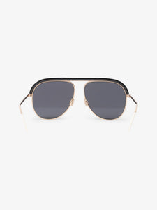 Christian Dior DiorDesertic Sunglasses Black / Gold Acetate 145mm