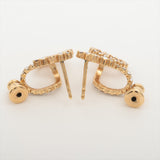 Christian Dior CD Star Gold Rhinestone Earrings Costume Jewellery