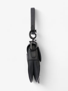 Christian Dior Saddle Bag Black Leather