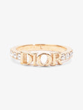 Christian Dior Dio(r)evolution Ring Gold / White Base Metal Large