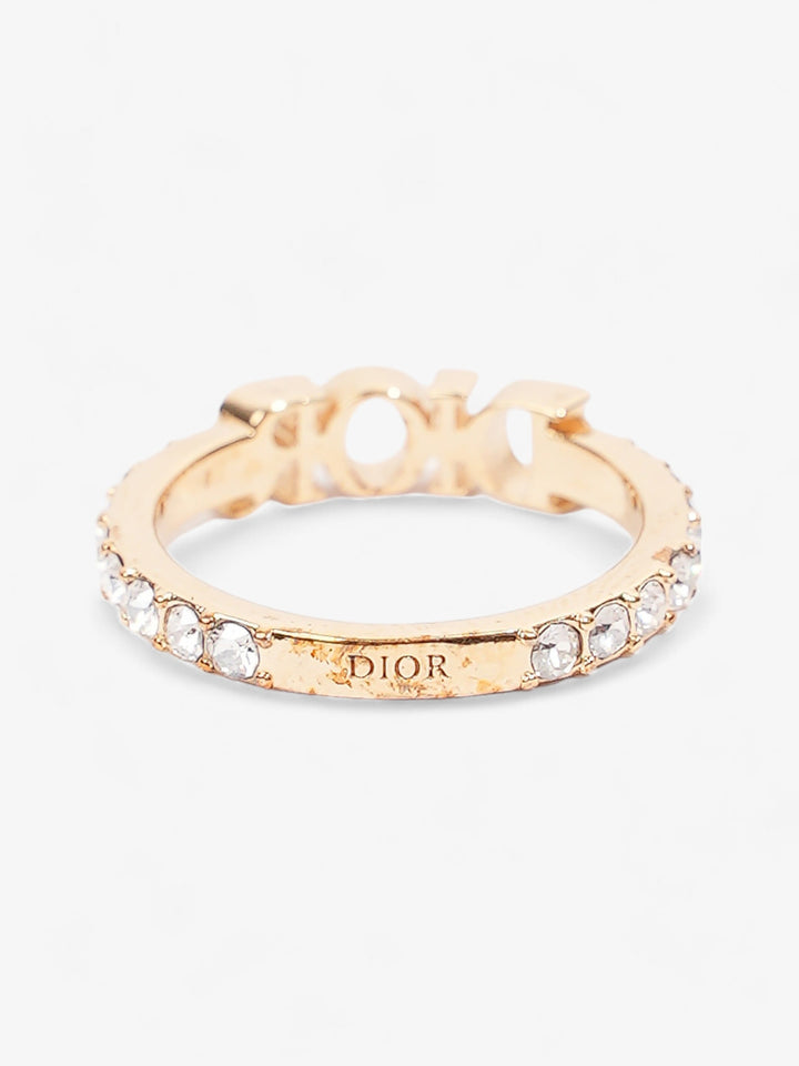 Christian Dior Dio(r)evolution Ring Gold / White Base Metal Large