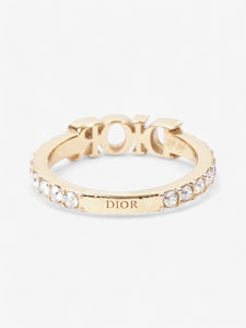 Christian Dior Dio(r)evolution Ring Gold / White Base Metal Large (Circumference - 55mm)