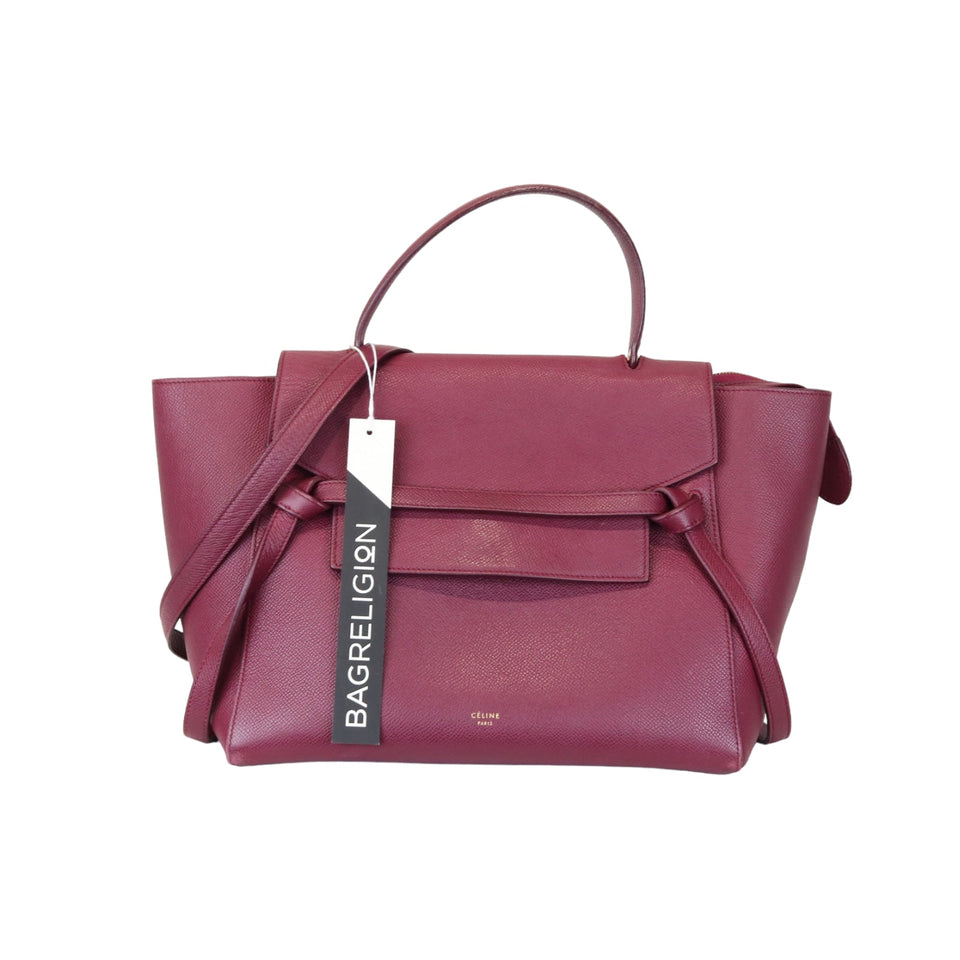 Mini Belt Bag Burgundy GHW