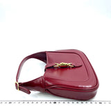 Gucci Jackie 1961 Mini Red Burgundy Leather Bag No Strap
