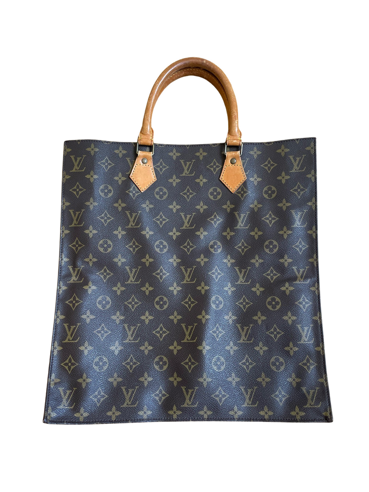 Louis Vuitton Sac Plat Monogram Handbag