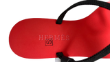 Hermes Kala Nera Sandals Rouge