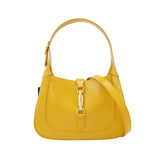 Gucci Jackie 1961 Yellow Leather Bag Small Shoulder Bag With Strap