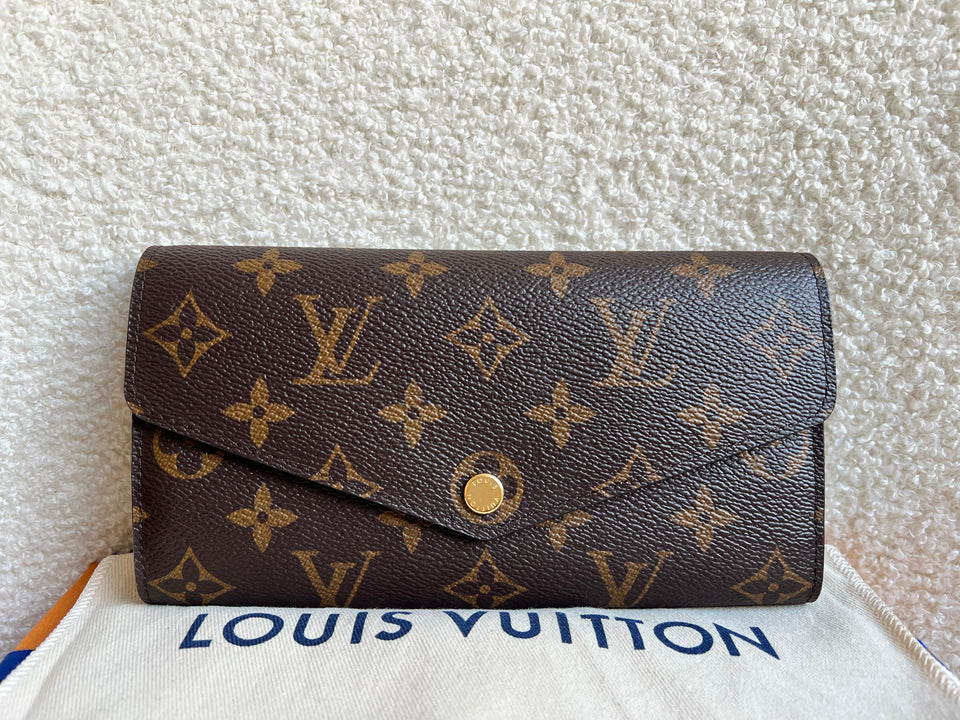 Louis Vuitton Sarah Wallet in Monogram and Brown  (RRP £490)