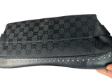 Gucci Horsebit 1955 Cloth Black Monogram Shoulder bag