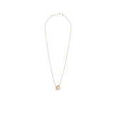 Hermes Finesse Pendant Diamonds and 18k Rose Gold