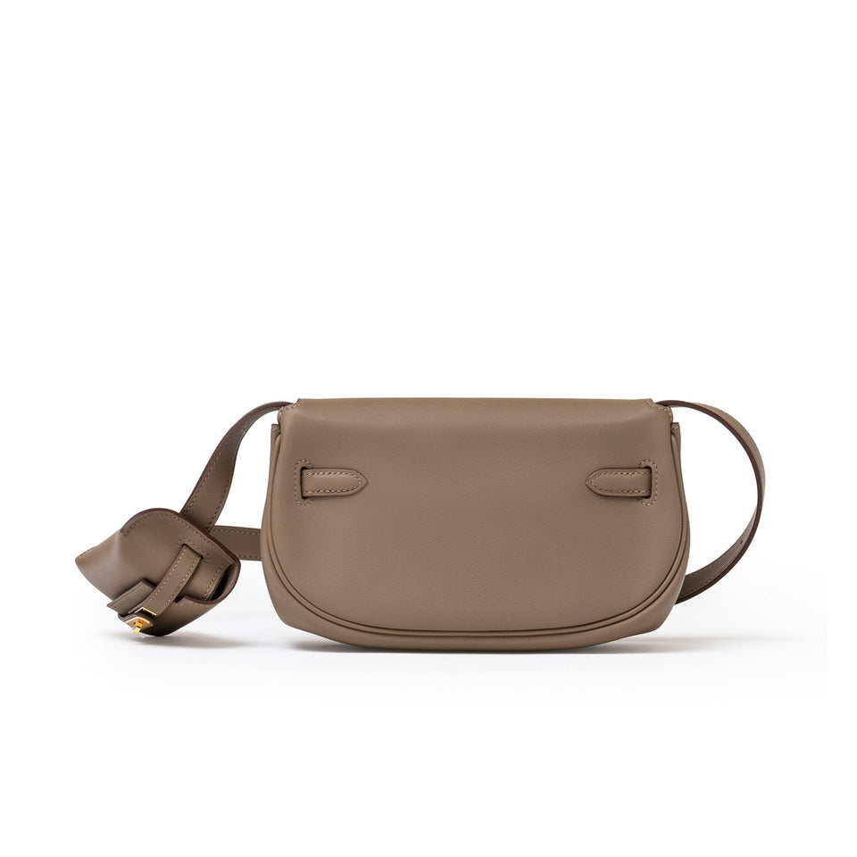 Hermes Kelly Moove Etoupe Swift Gold Hardware