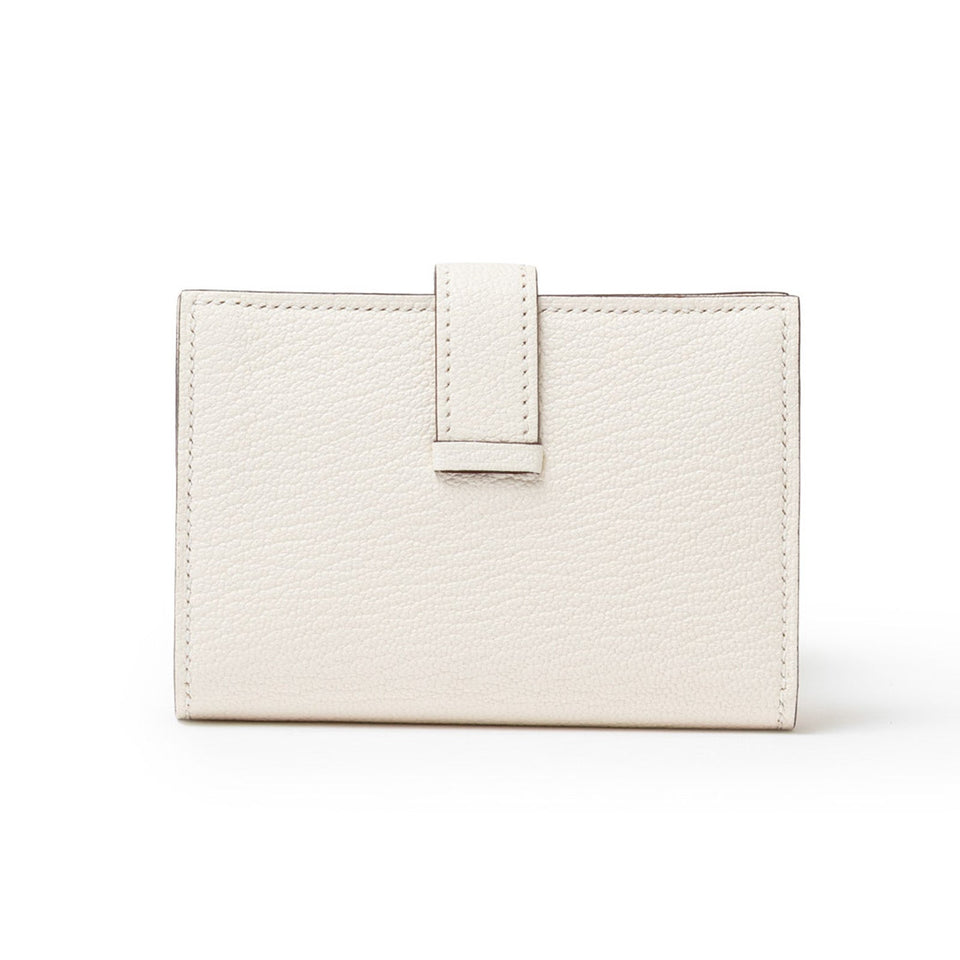 Hermes Mini Bearn Wallet Nata Chevre Mysore Gold Hardware