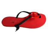 Hermes Kala Nera Sandals Rouge