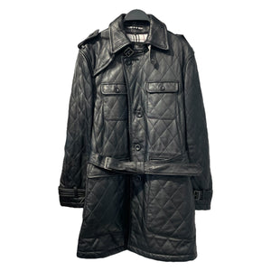 Luxury Burberry BLACK LABEL/Coat/M/BLK/Sheepskin/Plain