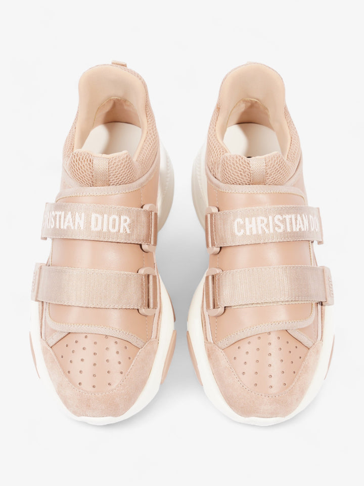 Christian Dior D-Wander Low Top  Nude Leather EU 37 UK 4