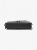 Prada Zipped Clutch Black Saffiano Leather