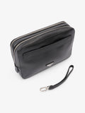 Prada Zipped Clutch Black Saffiano Leather