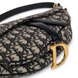 Christian Dior Saddle Bag with Embroidered Strap