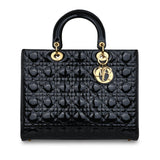 Christian Dior Patent Lady Dior - Large
