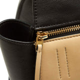 Medium Edge Leather Handbag Brown