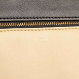Medium Edge Leather Handbag Brown