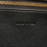 Medium Edge Leather Handbag Brown