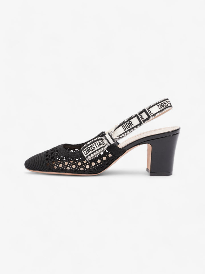 Christian Dior D-Moi Slingback 55mm Black Lace EU 41 UK 8