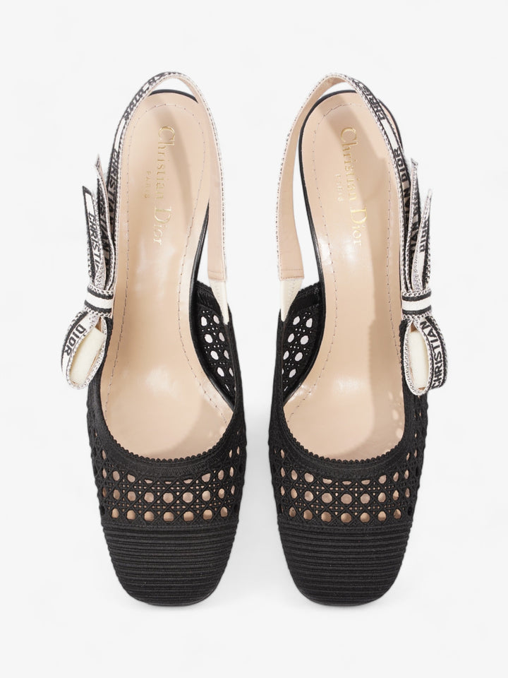 Christian Dior D-Moi Slingback 55mm Black Lace EU 41 UK 8
