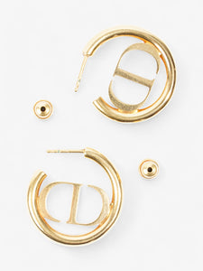 Christian Dior 30 Montaigne Earrings Gold Base Metal