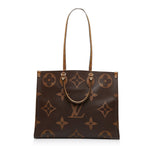 Louis Vuitton Monogram Giant Reverse OnTheGo GM Satchel Tote