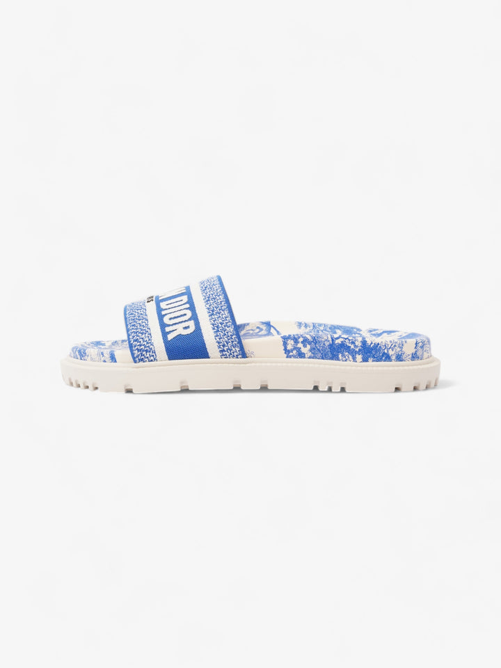 Christian Dior Dway White / Blue Canvas EU 39 UK 6