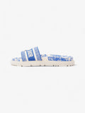 Christian Dior Dway White / Blue Canvas EU 39 UK 6