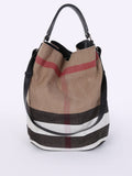 Burberry Canvas Ashby Bucket Bag