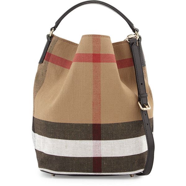 Burberry Canvas Ashby Bucket Bag