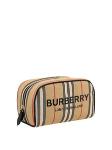 Burberry ICON STRIPE BEAUTY COSMETIC BAG