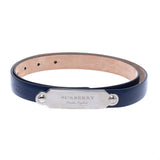 Burberry BLUE LEATHER REESE SLIM BELT