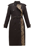 Burberry TRENCH BRIDSTOW LEOPARD PRINT LINING
