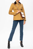 Burberry CORDUROY COLLAR DIAMOND QUILTED BARN JACKET