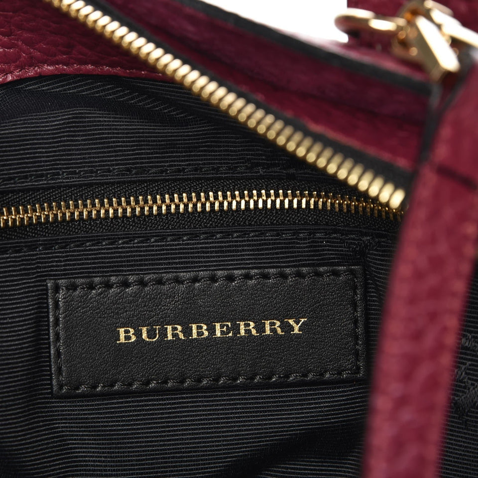 Burberry HERITAGE GRAIN CHECK DEWSBURY TOTE BAG