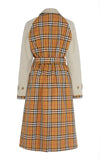 Burberry GUISELEY INSIDE-OUT CHECK TRENCH COAT