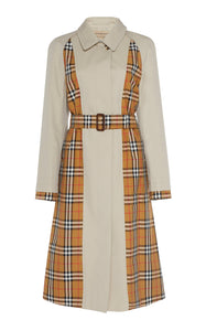 Burberry GUISELEY INSIDE-OUT CHECK TRENCH COAT
