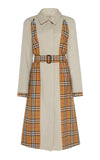 Burberry GUISELEY INSIDE-OUT CHECK TRENCH COAT